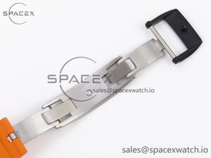 Richard Mille RM21-02 Tourbillon NTPT RMF Best Edition Skeleton Dial on Orange Rubber Strap - Image 29