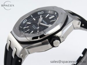 Audermars Piguet Royal Oak Offshore Diver 15710 IPF 1:1 Best Edition Black Dial on Black Rubber Strap SA3120 Super Clone - Image 7