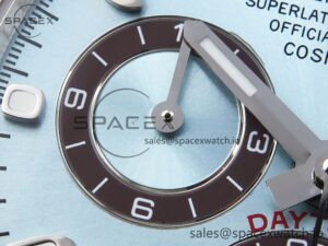 Rolex Daytona 116506 SS OMF Best Edition Ice Blue Dial on SS Bracelet A7750 (Slim Movement) - Image 13