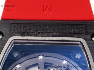 Richard Mille RM035 BLACK CARBON SONIC BEST EDITION SKELETON DIAL ON RED RUBBER STRAP CLONE RMUL2 - Image 23