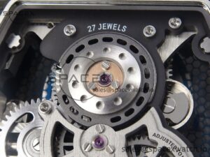 Richard Mille RM21-01 SS Tourbillon RMF Best Edition Skeleton Dial on Black Rubber Strap - Image 20