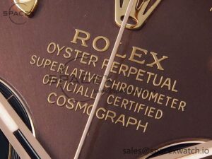 Rolex Daytona 116515 Clean 1:1 Best Edition Chocolate Dial Lume Markers on Oysterflex Strap SA4130 V2 - Image 9