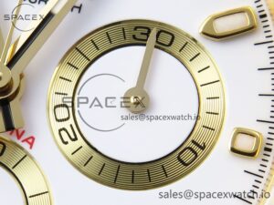 Rolex Daytona 116518 APSF 1:1 Best Edition White Dial on Oysterflex Rubber Strap SH4130 - Image 10