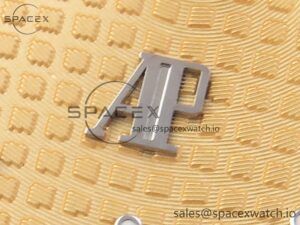 Audermars Piguet Royal Oak 39mm 15202 SS IPF 1:1 Best Edition Yellow Textured Dial on SS Bracelet A2121 - Image 11