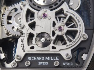 Richard Mille RM21-01 SS Tourbillon RMF Best Edition Skeleton Dial on Black Rubber Strap - Image 21