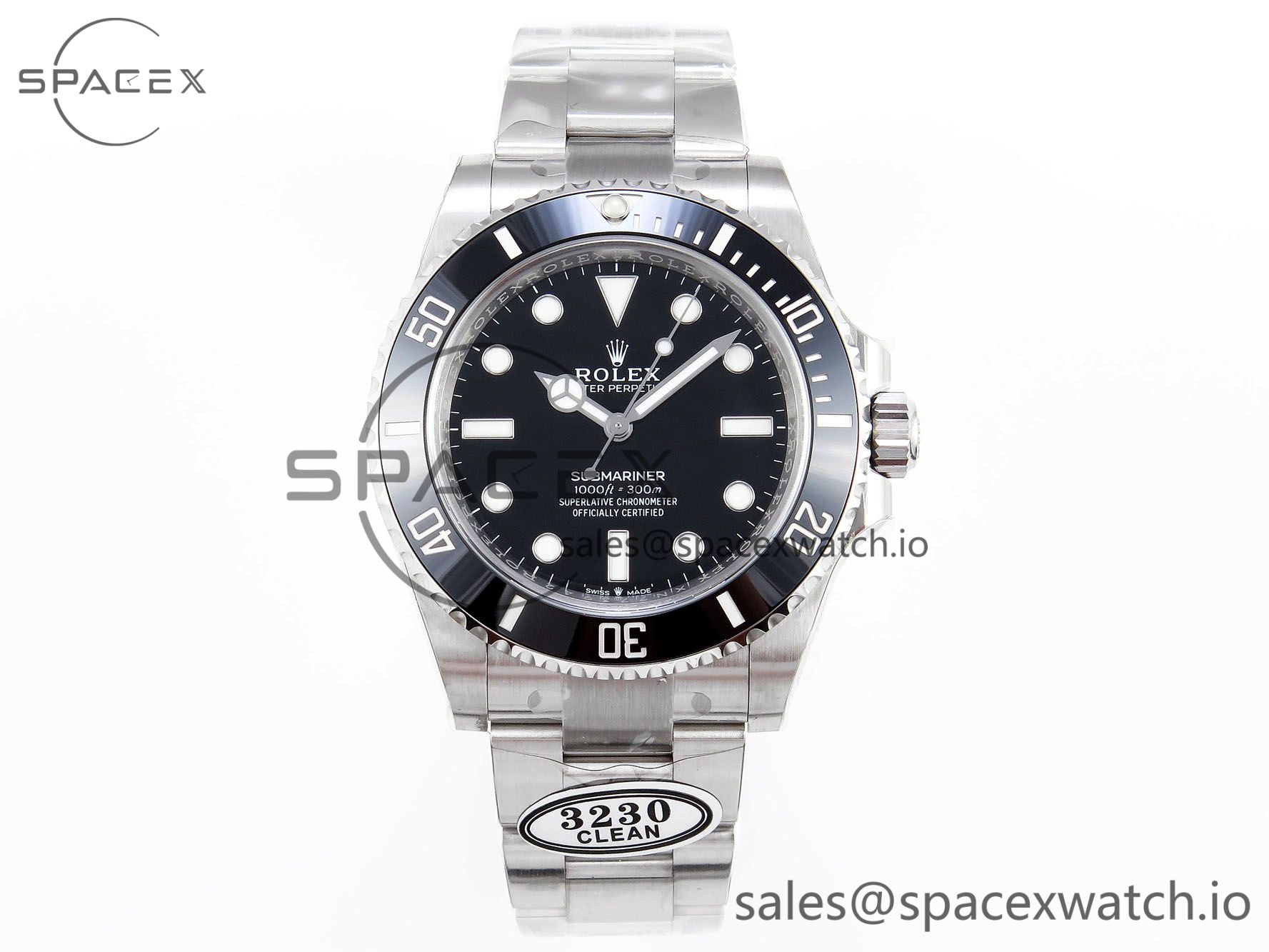 IMG_0110 Rolex Submariner 41mm 124060 No Date 904L Steel Clean 1:1 Best Edition VR3230 - Image 1