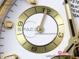 Rolex Daytona 116518 APSF 1:1 Best Edition White Dial on Oysterflex Rubber Strap SH4130 - Image 13