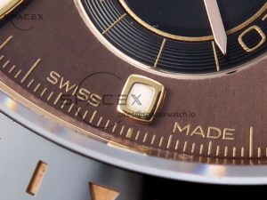 Rolex Daytona 116515 Clean 1:1 Best Edition Chocolate Dial Lume Markers on Oysterflex Strap SA4130 V2 - Image 12
