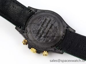 Rolex Daytona DIW Carbon Case and Bezel DIWF Edition Green/YG Dial on Green Nylon Strap A7750 - Image 16