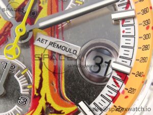 Audermars Piguet Royal Oak Offshore 44mm Transparent APF Best Edition Yellow Dial on Yellow Rubber Strap A3126 - Image 10