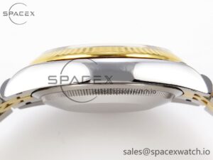 Rolex DateJust 36 SS 126233 VSF 1:1 Best Edition 904L Steel YG Textured Dial on Jubilee Bracelet VS3235 - Image 13
