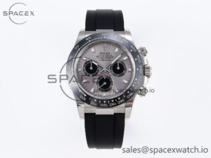 Rolex Daytona 116519 APSF 1:1 Best Edition Gray Dial on Oysterflex Rubber Strap SH4130