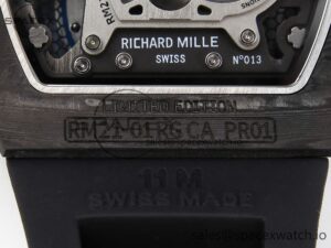 Richard Mille RM21-01 SS Tourbillon RMF Best Edition Skeleton Dial on Black Rubber Strap - Image 22