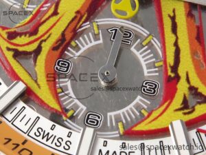 Audermars Piguet Royal Oak Offshore 44mm Transparent APF Best Edition Yellow Dial on Yellow Rubber Strap A3126 - Image 11