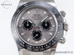 Rolex Daytona 116519 APSF 1:1 Best Edition Gray Dial on Oysterflex Rubber Strap SH4130 - Image 2