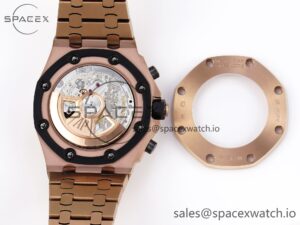 Audemars Piguet Royal Oak Offshore 42mm RG/RG Blue/Gold APF A7750 - Image 18