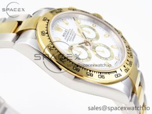 Rolex Daytona 116503 KING 1:1 Best Edition White Dial on SS/YG Bracelet SA4130 - Image 8