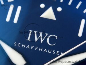 Iwc Pilot’s Watch Laureus Blue Ceramic IW328101 ZF 1:1 Best Edition on Blue Nylon Strap A32111 - Image 9
