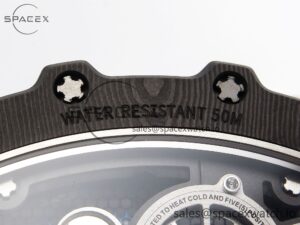 Richard Mille RM21-01 SS Tourbillon RMF Best Edition Skeleton Dial on Black Rubber Strap - Image 24