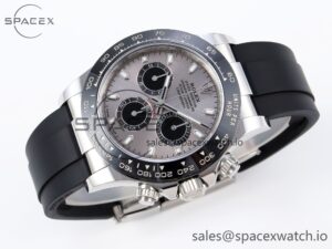 Rolex Daytona 116519 APSF 1:1 Best Edition Gray Dial on Oysterflex Rubber Strap SH4130 - Image 6