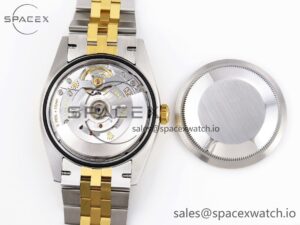 Rolex DateJust 36 SS 126233 VSF 1:1 Best Edition 904L Steel YG Textured Dial on Jubilee Bracelet VS3235 - Image 17