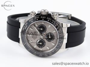 Rolex Daytona 116519 APSF 1:1 Best Edition Gray Dial on Oysterflex Rubber Strap SH4130 - Image 5