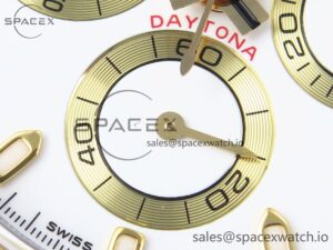 Rolex Daytona 116503 KING 1:1 Best Edition White Dial on SS/YG Bracelet SA4130 - Image 11