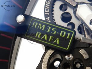 Richard Mille RM035 Transparent RMF Best Edition Skeleton Dial on Translucent Rubber Strap Clone RMUL2 - Image 9