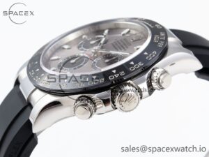 Rolex Daytona 116519 APSF 1:1 Best Edition Gray Dial on Oysterflex Rubber Strap SH4130 - Image 7