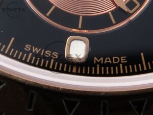 Rolex Daytona 116505 RG OMF Best Edition Black/RG Dial on RG Bracelet A7750 (Slim Movement) - Image 12