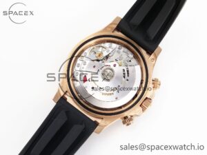 Rolex Daytona 116515 Clean 1:1 Best Edition RG Dial Black Markers on Oysterflex Strap SA4130 V2 - Image 17