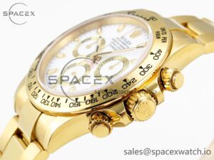 Rolex Daytona 116508 KING 1:1 Best Edition White Dial on YG Bracelet SA4130 - Image 7