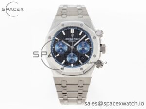 Audermars Piguet Royal Oak Chrono 26331 SS IPF 1:1 Best Edition Gray/Blue Dial on SS Bracelet A7750