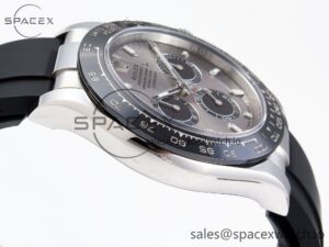 Rolex Daytona 116519 APSF 1:1 Best Edition Gray Dial on Oysterflex Rubber Strap SH4130 - Image 8