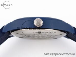 Iwc Pilot’s Watch Laureus Blue Ceramic IW328101 ZF 1:1 Best Edition on Blue Nylon Strap A32111 - Image 14