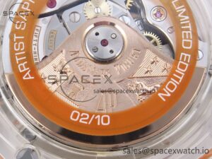 Audermars Piguet Royal Oak Offshore 44mm Transparent APF Best Edition Yellow Dial on Yellow Rubber Strap A3126 - Image 19