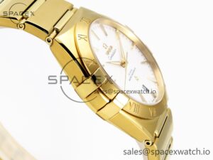 Omega Constellation 39mm YG ASWF 1:1 Best Edition White Dial on YG Bracelet A8801 - Image 8