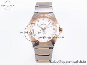Omega Constellation 39mm SS/YG ASWF 1:1 Best Edition YG Diamonds Dial on SS/YG Bracelet A8800
