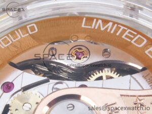 Audermars Piguet Royal Oak Offshore 44mm Transparent APF Best Edition Yellow Dial on Yellow Rubber Strap A3126 - Image 20