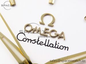 Omega Constellation 39mm YG ASWF 1:1 Best Edition White Dial on YG Bracelet A8801 - Image 9