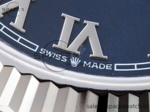 Rolex DateJust 41 126334 Fluted Bezel ARF 1:1 Best Edition 904L Steel Blue Roman Dial on Jubilee Bracelet VR3235 - Image 12