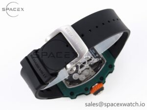 Richard Mille RM21-02 Tourbillon NTPT RMF Best Edition Skeleton Dial on Black Rubber Strap - Image 11