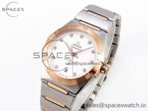 Omega Constellation 39mm SS/YG ASWF 1:1 Best Edition YG Diamonds Dial on SS/YG Bracelet A8800 - Image 4