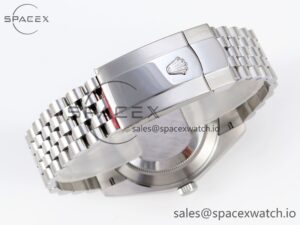 Rolex DateJust 41 126334 Fluted Bezel ARF 1:1 Best Edition 904L Steel Blue Diamonds Dial on Jubilee Bracelet VR3235 - Image 15