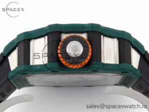 Richard Mille RM21-02 Tourbillon NTPT RMF Best Edition Skeleton Dial on Black Rubber Strap - Image 10