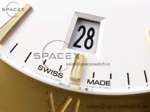 Omega Constellation 39mm YG ASWF 1:1 Best Edition White Dial on YG Bracelet A8801 - Image 11