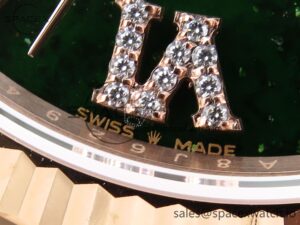 Rolex DayDate 36mm RG/RG Pres Green Dial RAF A2834 - Image 10