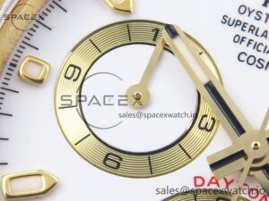 Rolex Daytona 116508 KING 1:1 Best Edition White Dial on YG Bracelet SA4130 - Image 13