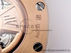 Audemars Piguet Royal Oak Offshore 42mm RG/RG Blue/Gold APF A7750 - Image 25