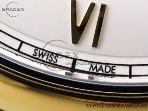Omega De Ville Date YG MKF 1:1 Best Edition White Dial Roman Marker on Brown Leather Strap A8800 - Image 11